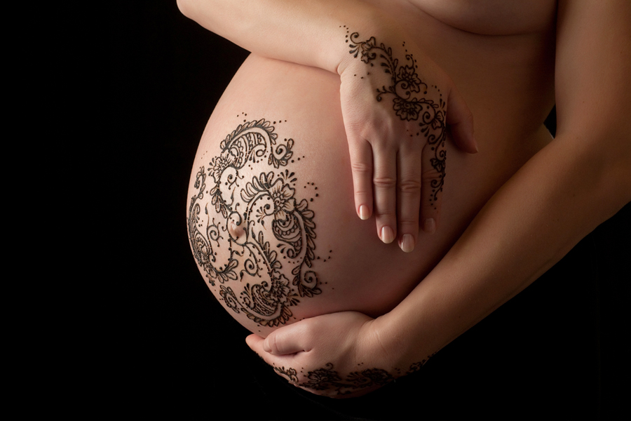 Henna Baby Bump