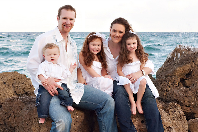 Family Portrait at Deerfield Beach