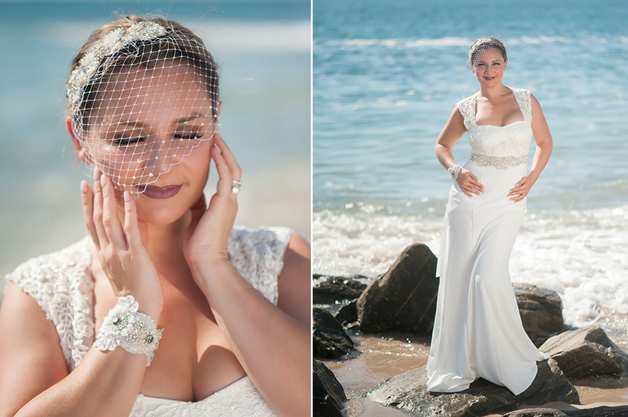 Lovely Bride at Beach