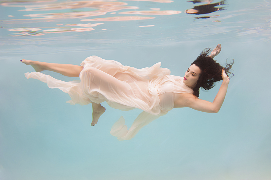 Greek Goddess Underwater