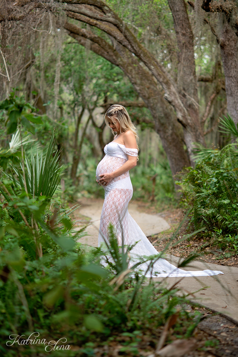 Maternity Portrait in a Florida Forest